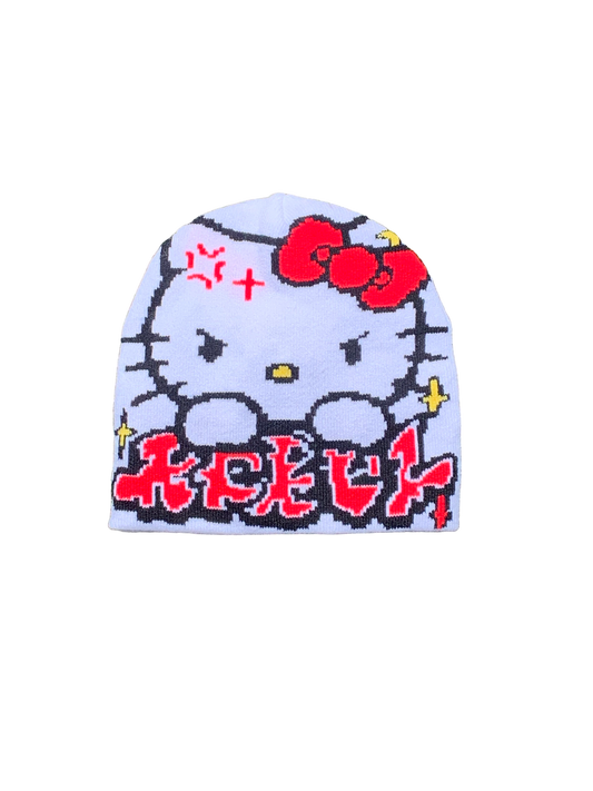 Hello Kitty Rebel Beanie (White)